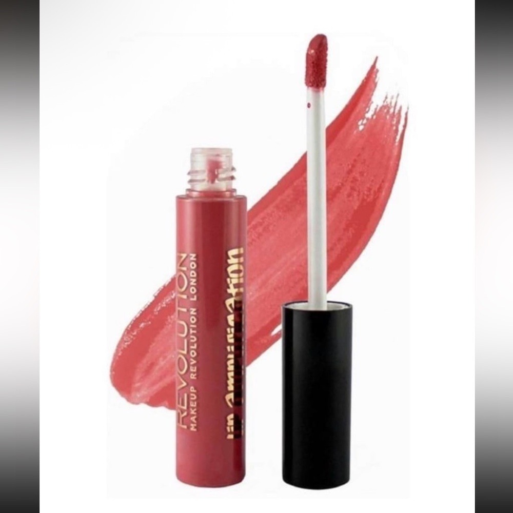 Makeup Revolution Lip Amplification Epic Love Pink Glossy Liquid Lipstick 7mL